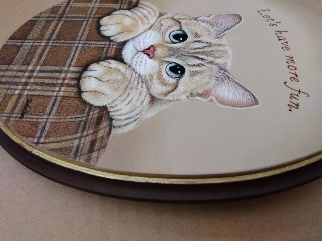 トールペイントオリジナル作品：「もっとあそぼうよ」