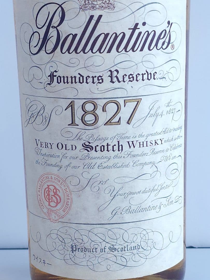 ウイスキー Ballantine's Founders Reserve 1827 750ml
