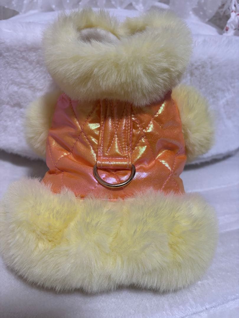 首輪・ハーネス・リード mYnee Yellow Fur Winter bell XXS