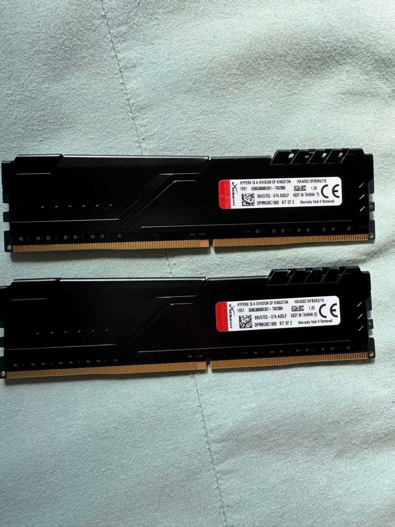 メモリー HyperX Fury DDR4 16GB (2x8GB)