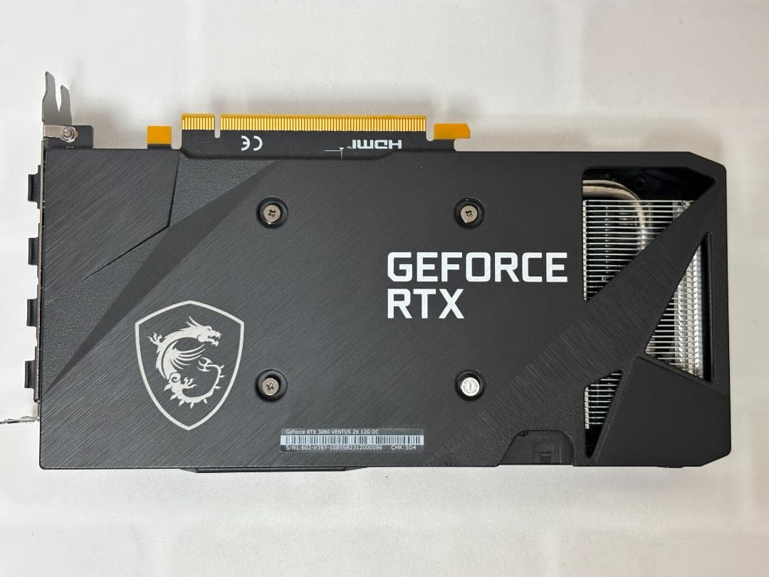 【美品】MSI RTX 3060 12GB VENTUS 2X OC