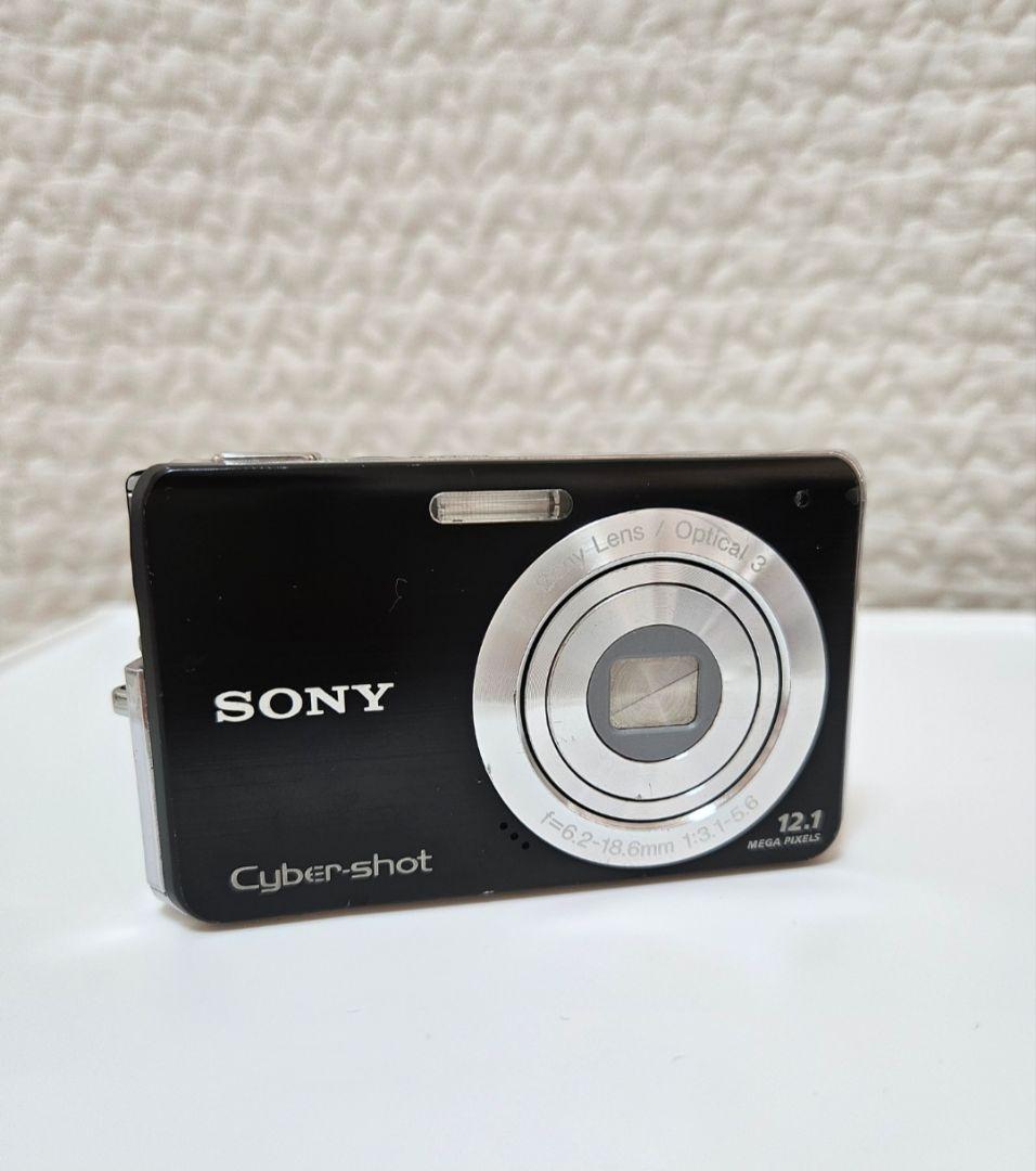 ✨SONY Cyber−Shot DSC-W190 デジカメ 黒 純正バッテリー