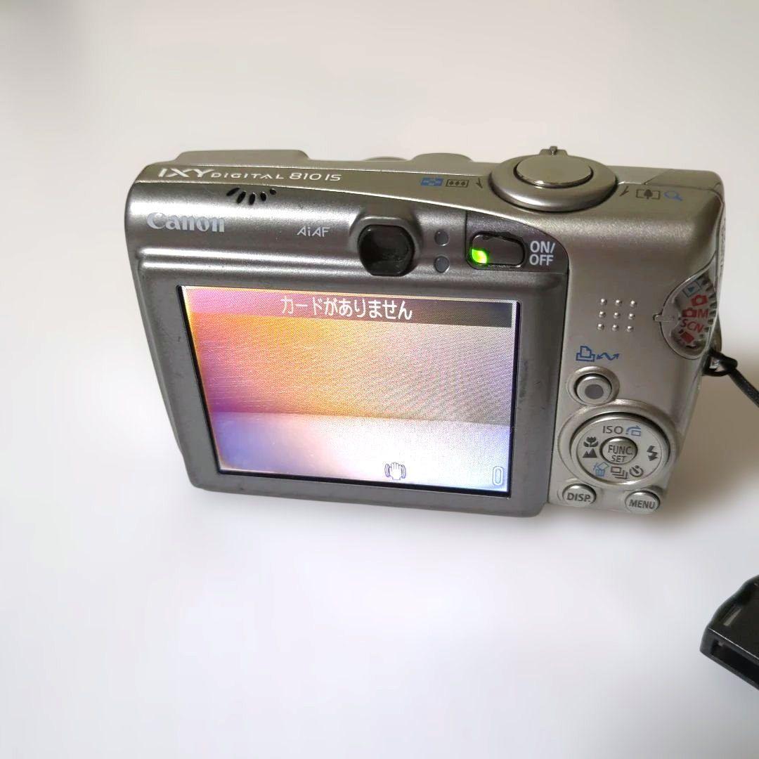 Canon digital IXY810is 充電確認済み・純正バッテリー付