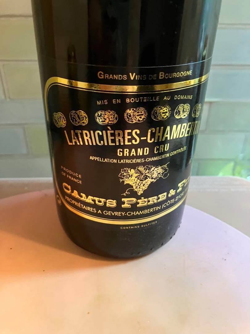 ラトリシエール・シャンベルタン　2009 ドメーヌカミュペールエフェス　有名畑隣