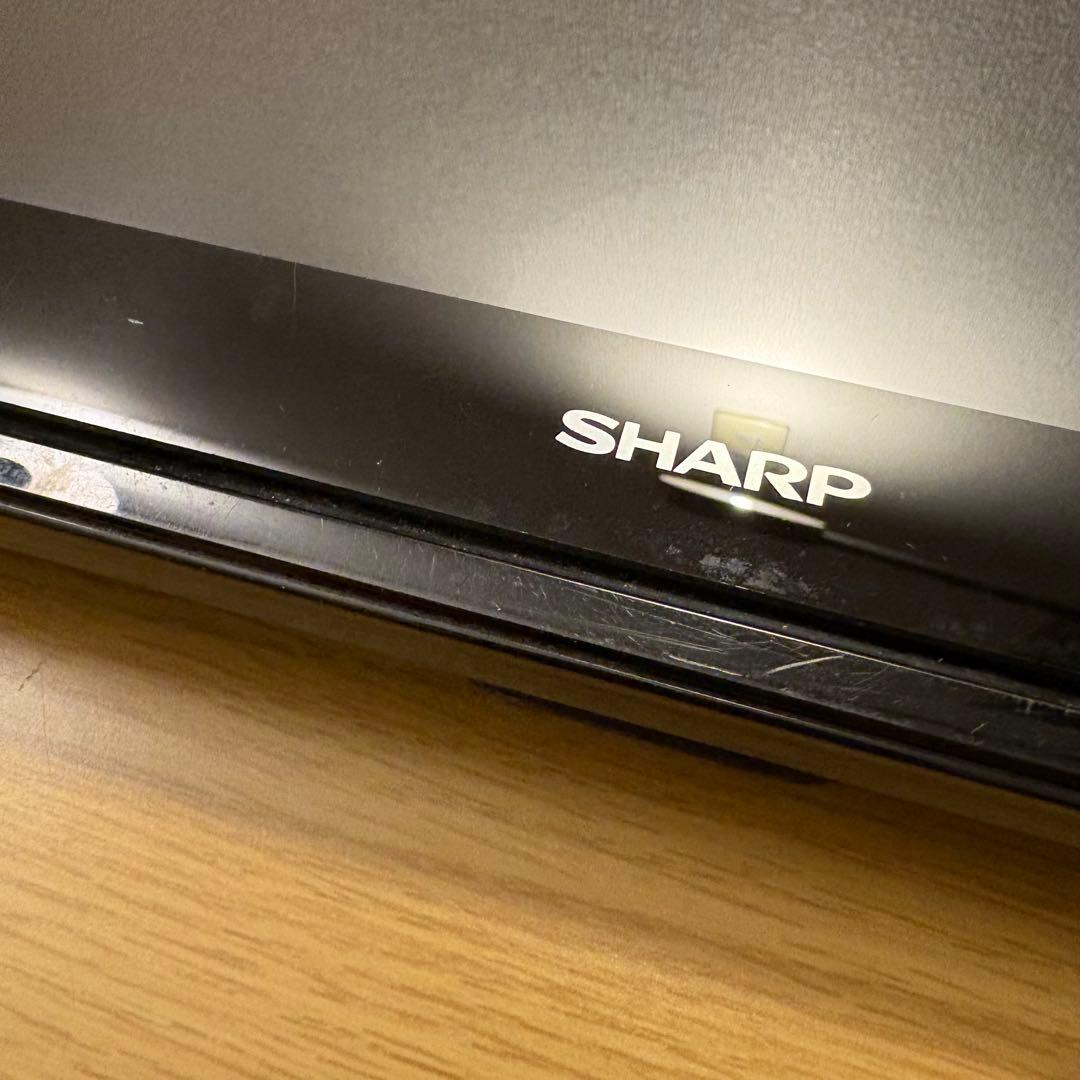 【美品】シャープ ポータブル液晶テレビ AQUOS ブラック 2T-C12AF