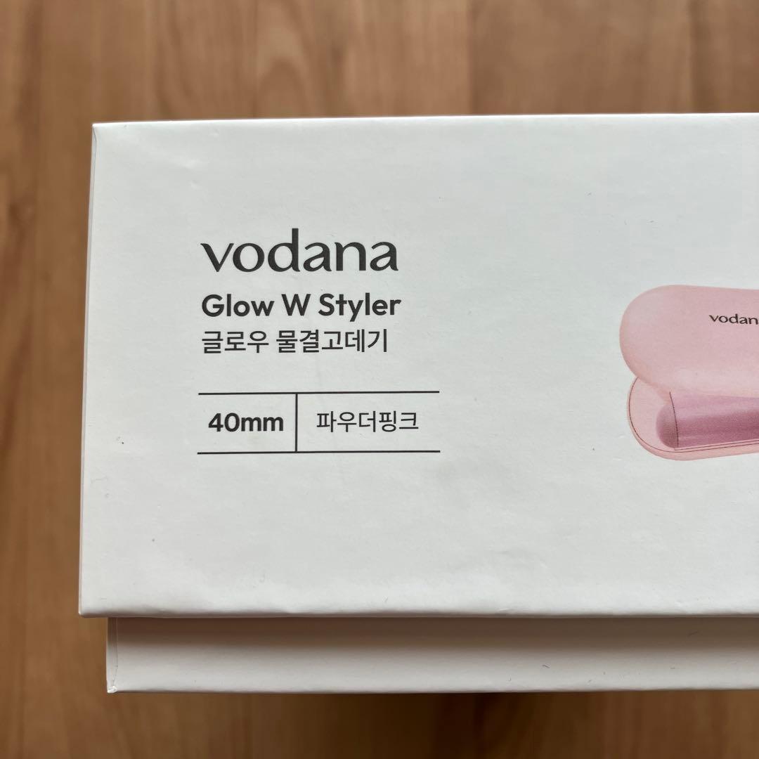 新品未使用 VODANA ボダナ グローウェーブアイロン40mm　パウダーピンク