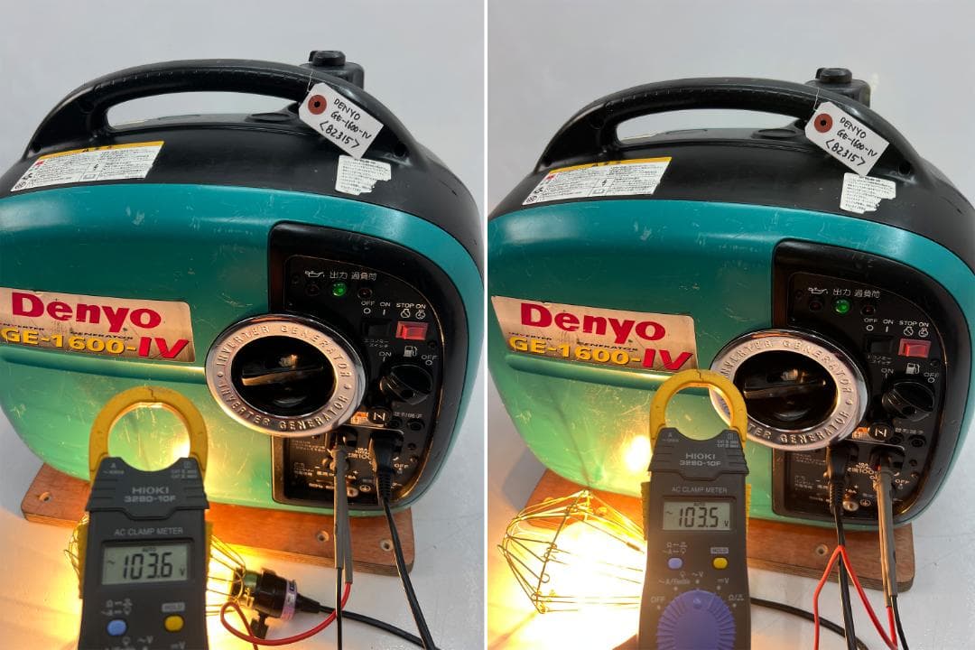 DENYO GE-1600-IV インバーター発電機★1.6kVA★動作良好 5