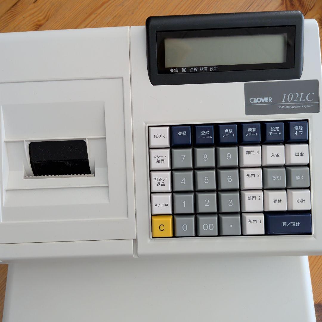 送料込み　美品　レジスター　CLOVER102LC