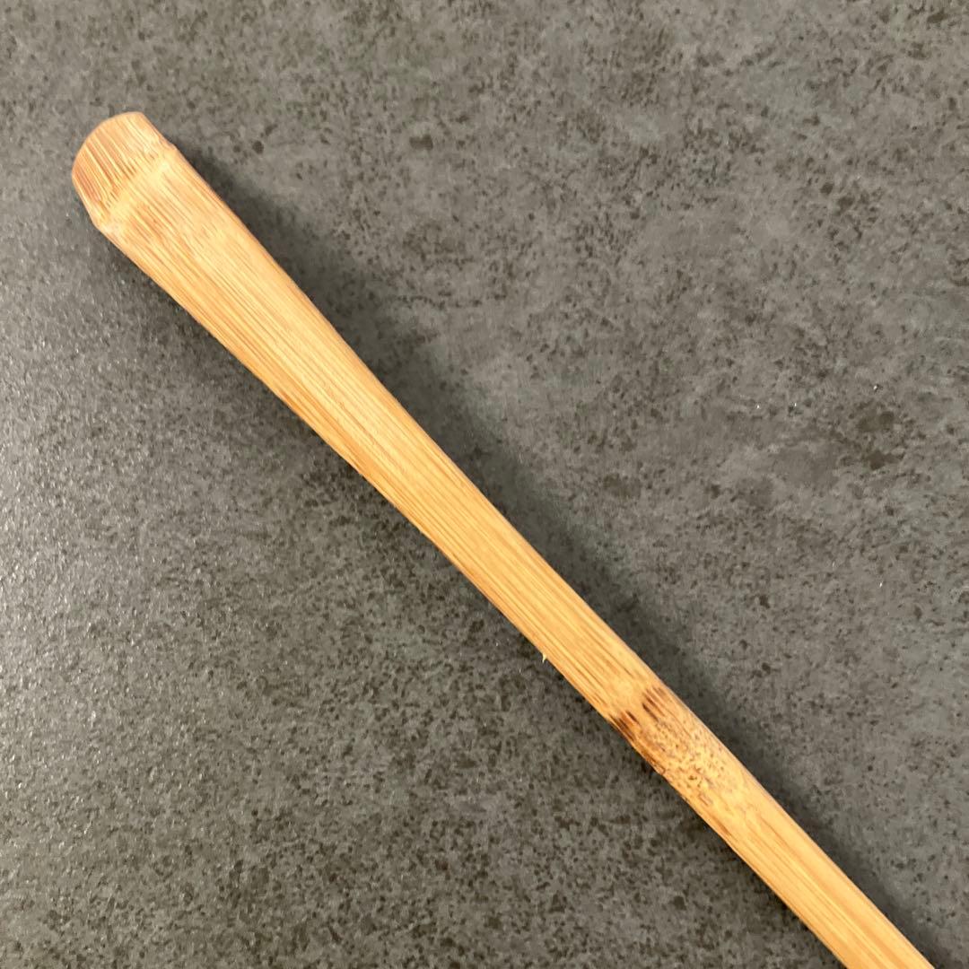 E壁 【茶道具】茶杓 銘「佳日」大徳寺派 玉龍寺 秀道和尚 筒書 共箱 レトロ