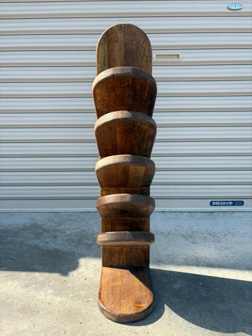 【ハンドメイド】木製ニット帽スタンド 無垢材 ナチュラル家具