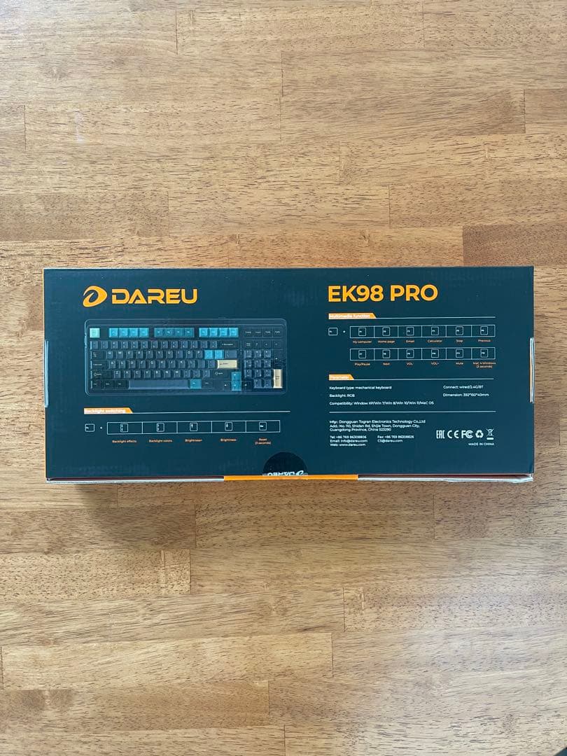 DAREU EK98PRO ゲーミングキーボード 無線 テンキー付き