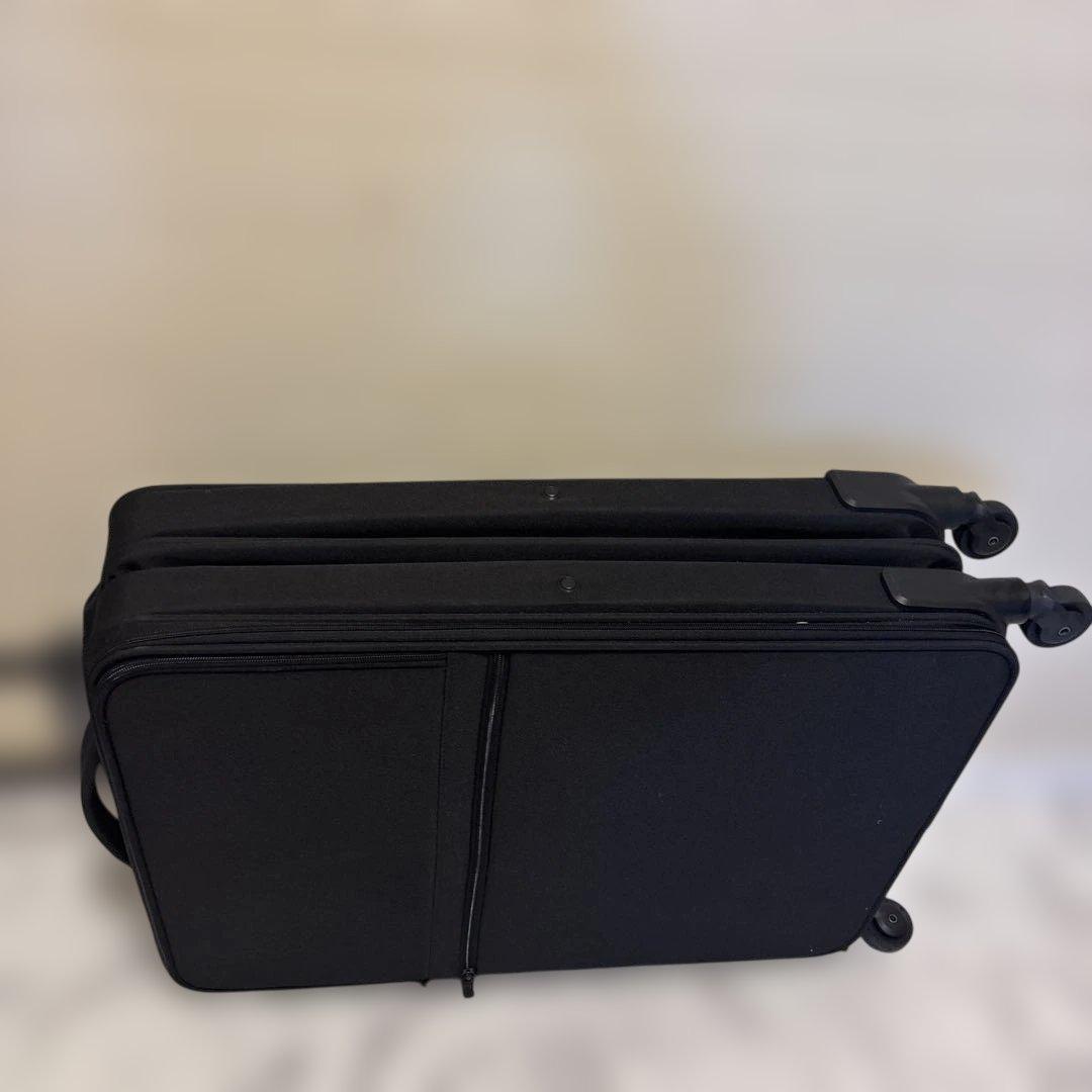 無印良品　半分の厚みで収納できるソフトキャリーケース　63Ｌ