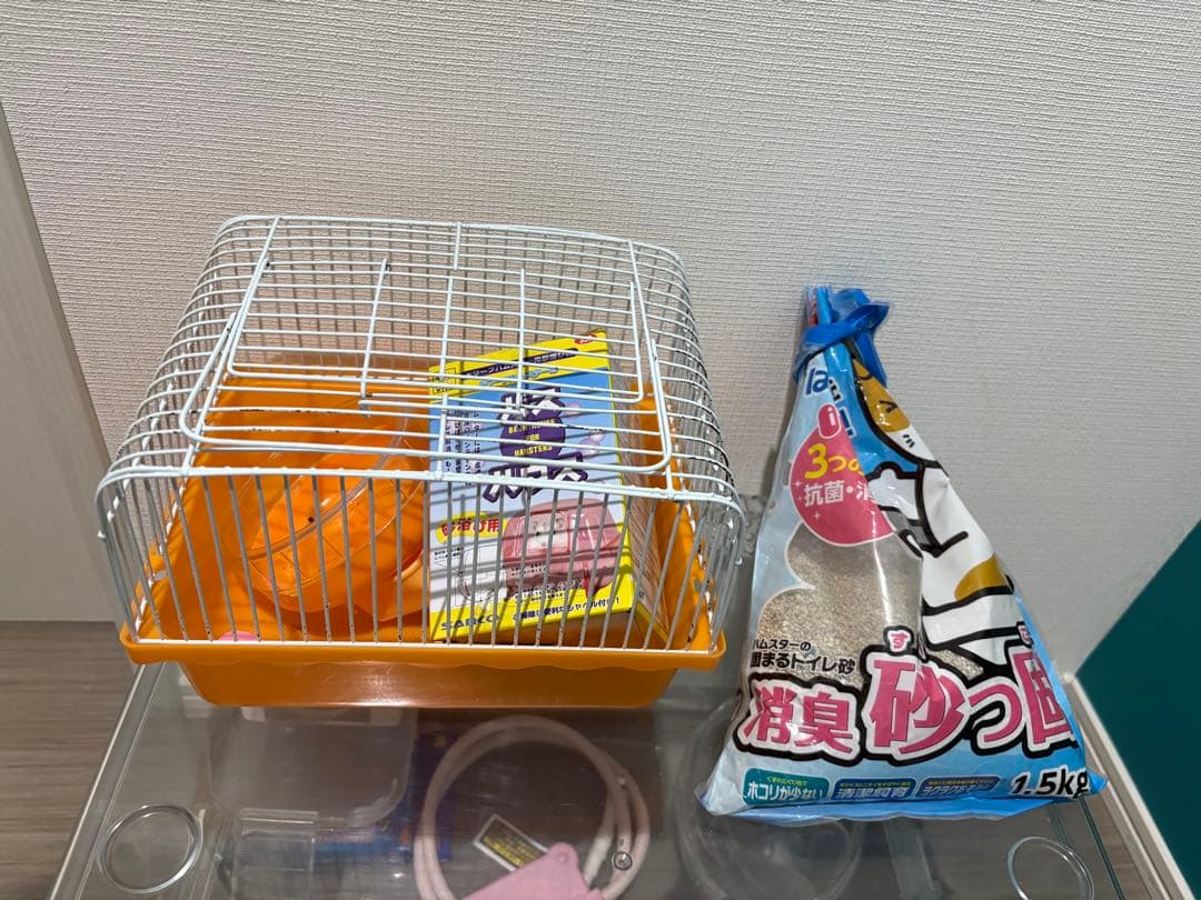 美品　GEX グラスハーモニー450 +ハーモニーバス・ハムスターヒータ...