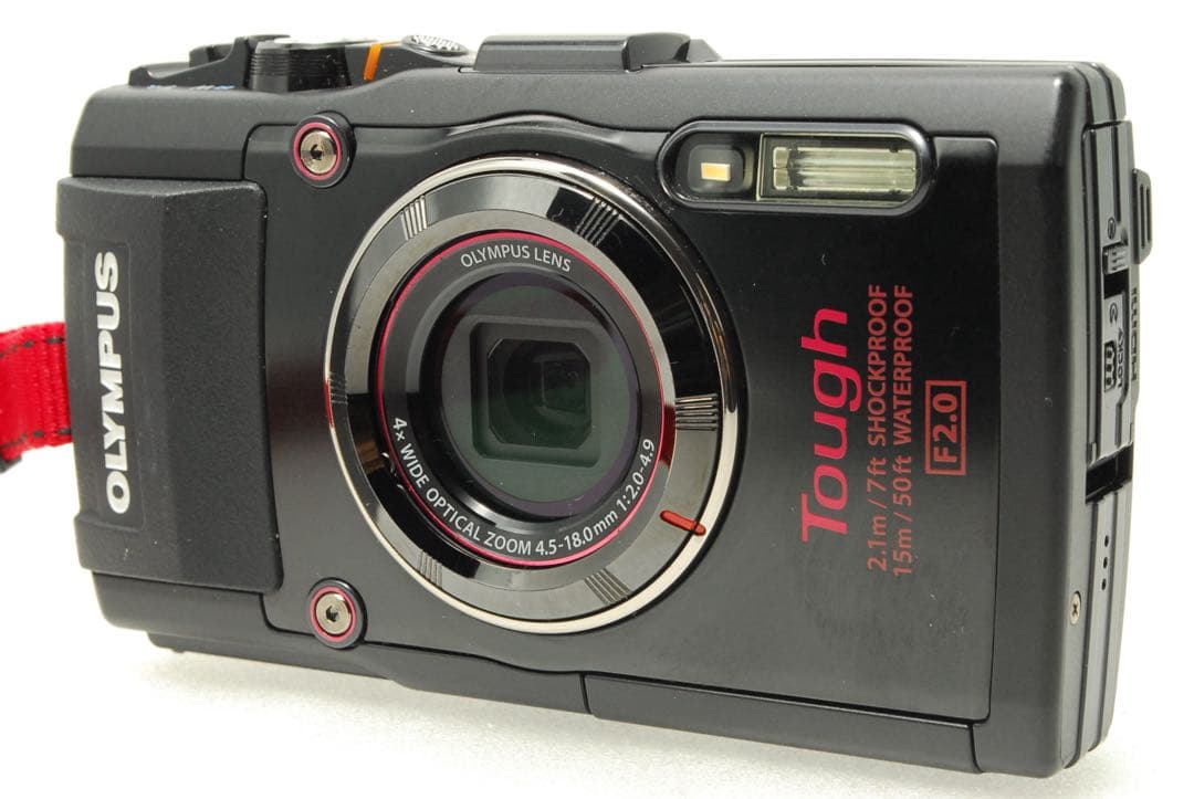 OLYMPUS TG-4❤️スマホ転送 動作確認済 オリンパス ブラック コンデジ