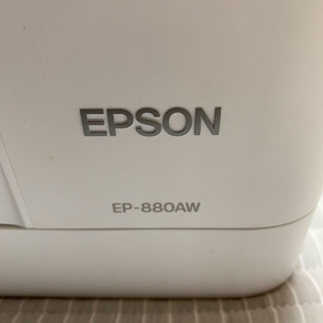 EPSON EP-880AW ホワイト プリンター