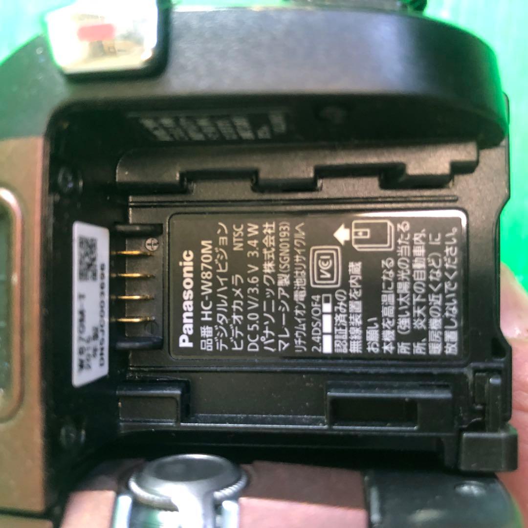Panasonic HC-W870M フルHDビデオカメラ 動作未確認 現状渡し