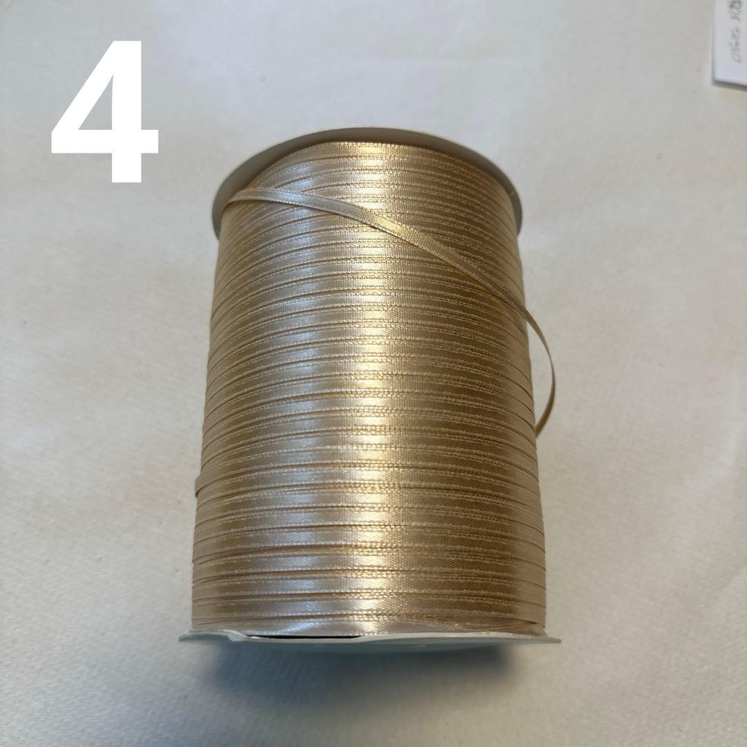 ハワイヤンリボン　8個セット　幅3mm×約80メートル