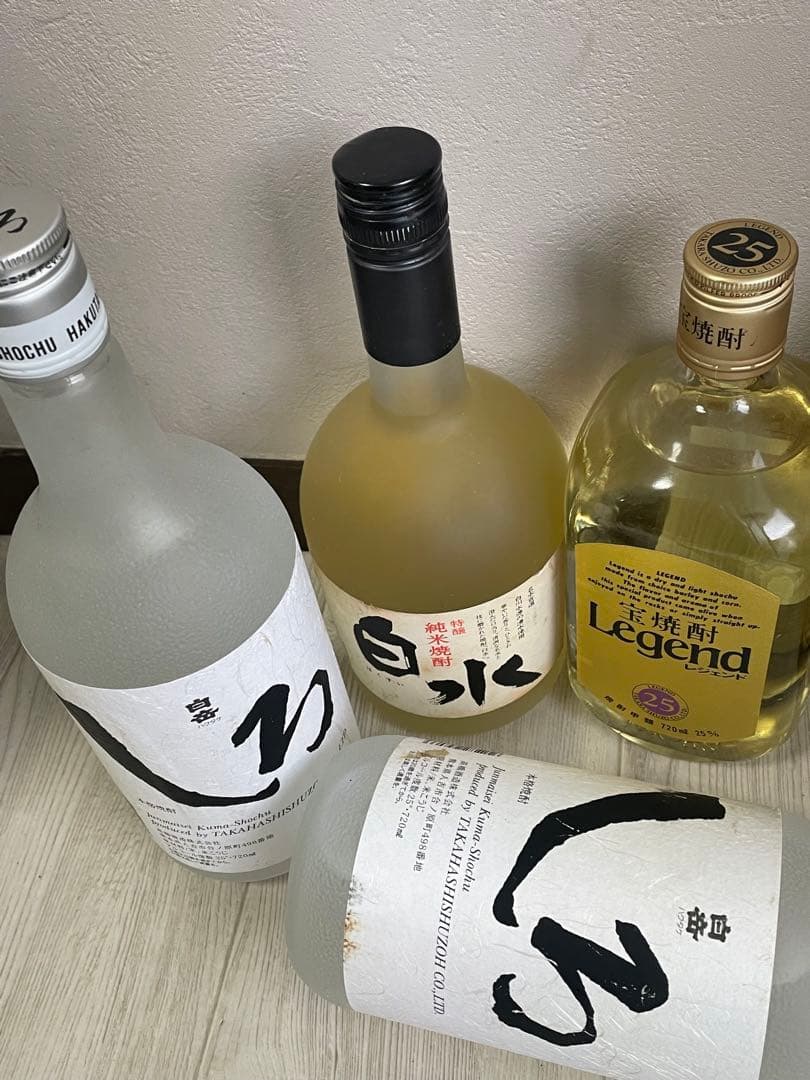 焼酎セット しろ Legend まんさくの花 黒霧島 白水