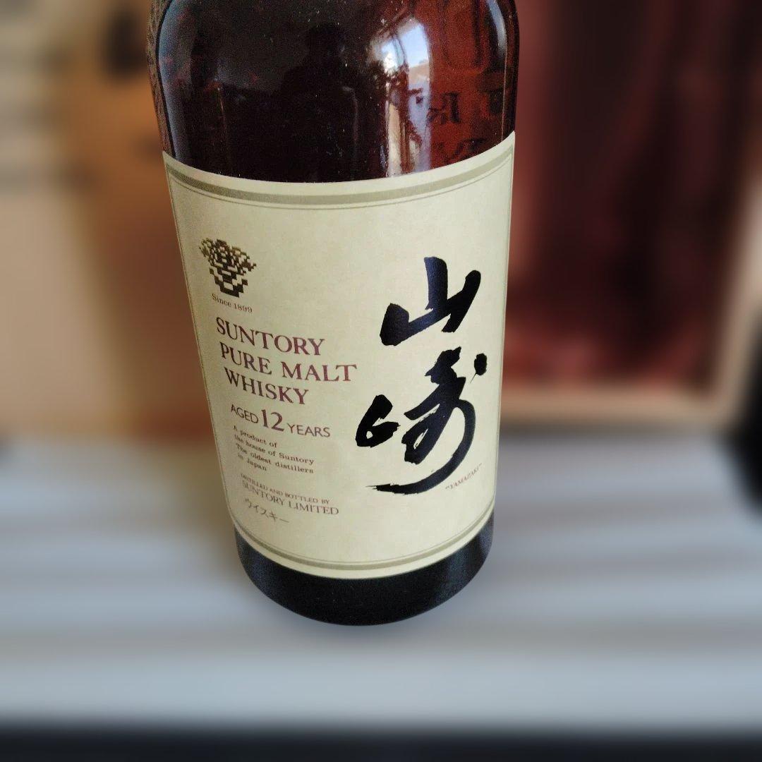 １９９０年代SUNTORY山崎12年700ml puremalt木箱入り♪