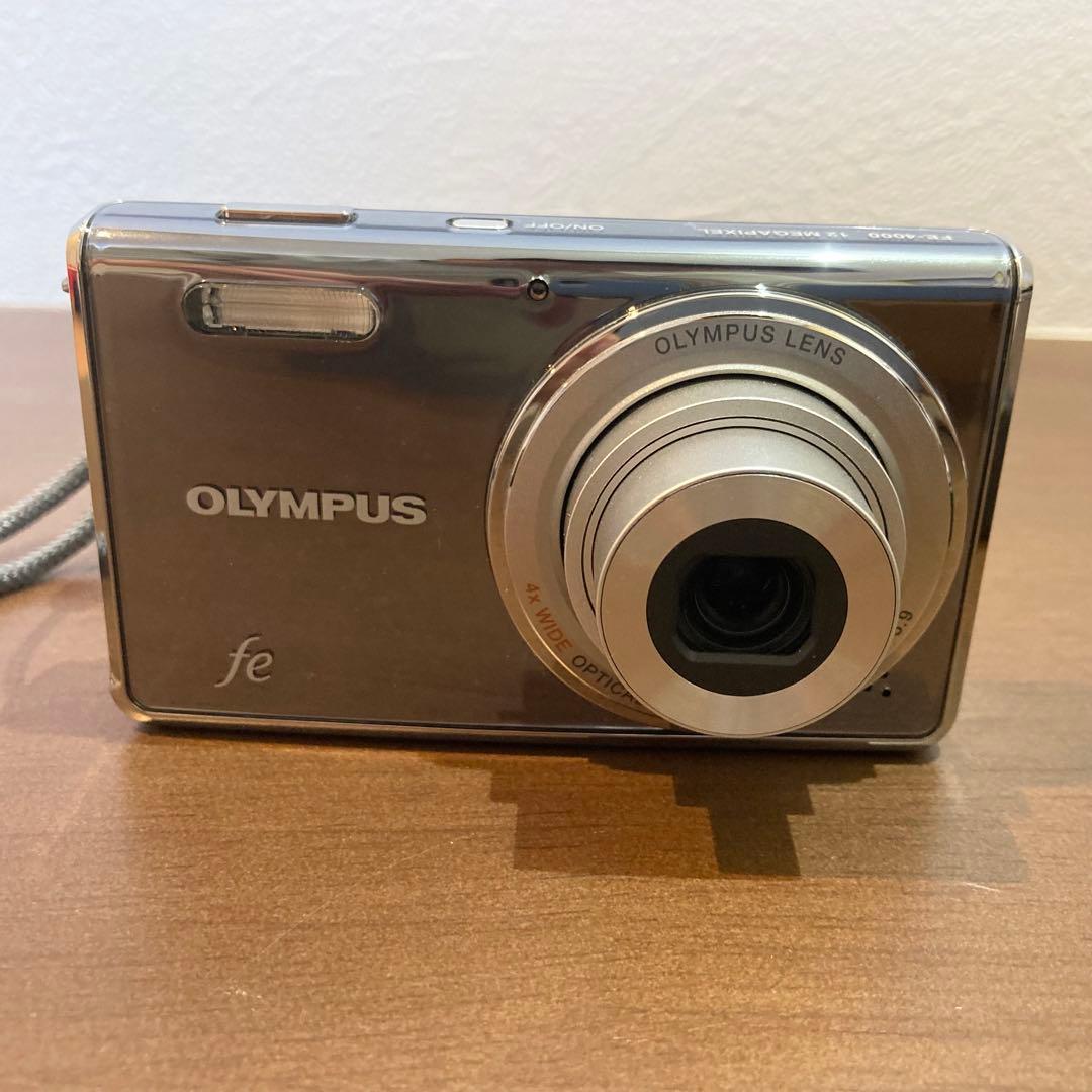 OLYMPUS デジタルカメラ FE-4000 シルバー