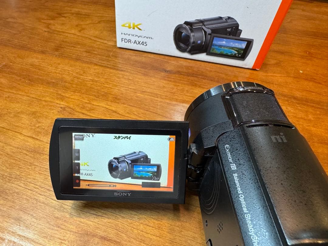 美品　SONY FDR-AX45 4K ビデオカメラ本体　ハンディカム