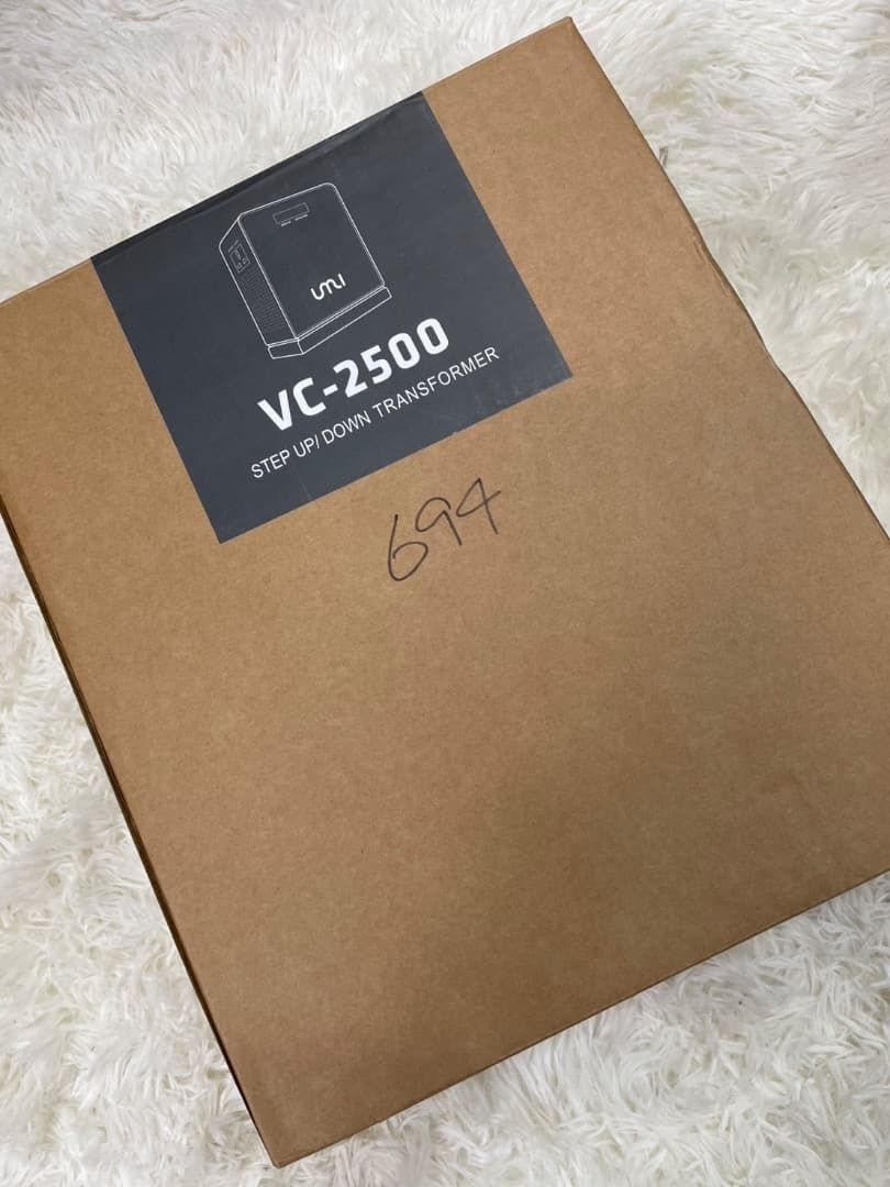 UMIVC 海外電気製品を日本で使用 変圧器 2500W
