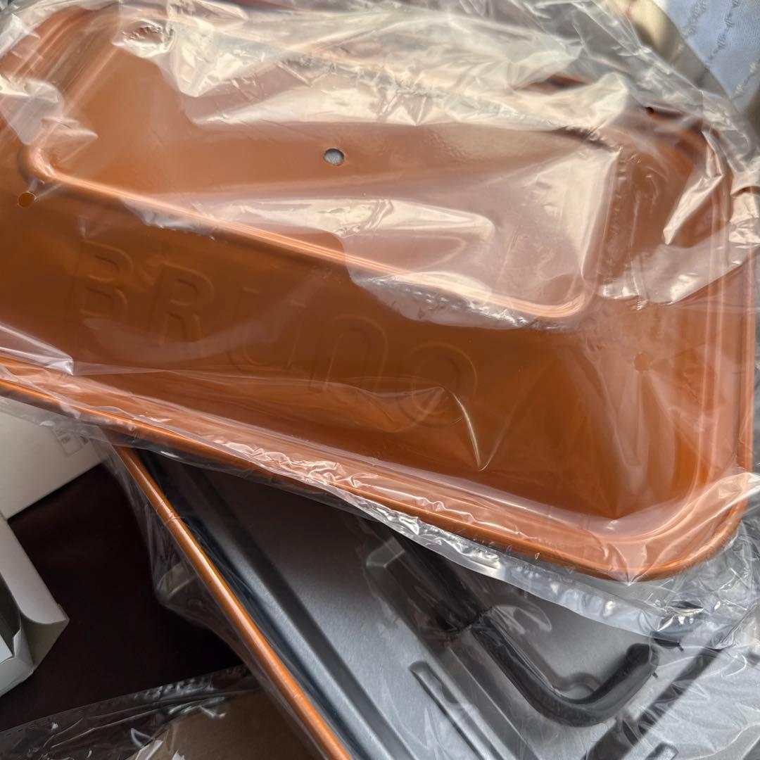 ブルーノ　コンパクトホットプレート　オレンジ　BOE021 新品