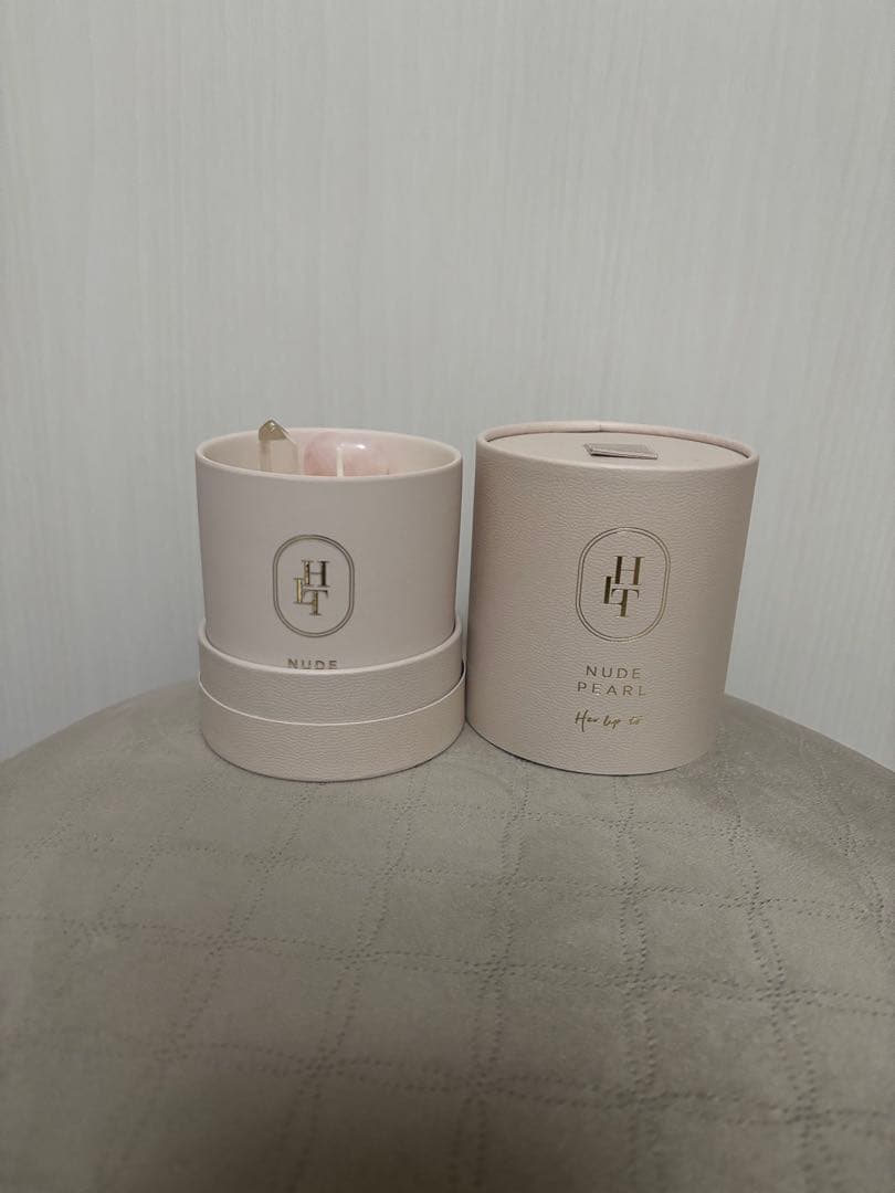 アロマグッズ SELF LOVE CRYSTAL CANDLE- NUDE PEARL -