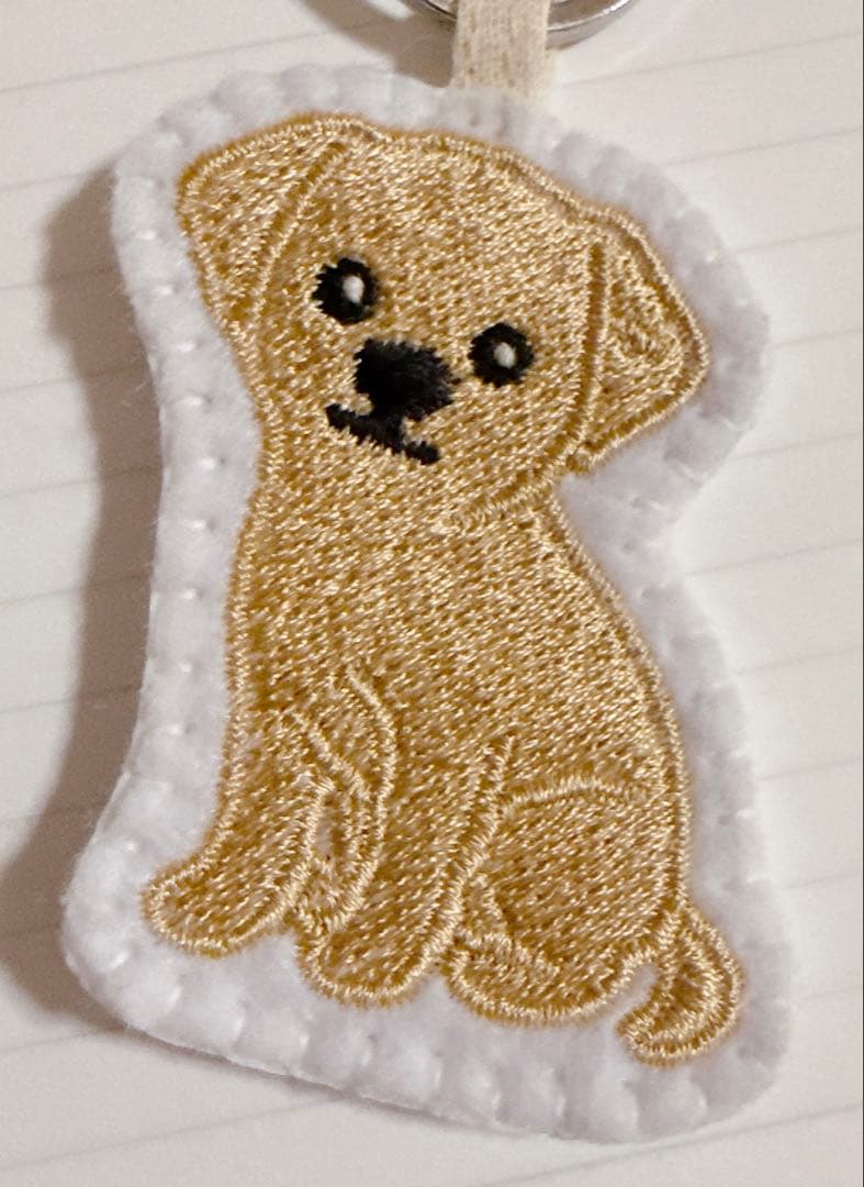 専用　ハンドメイド　刺繍　コーギー　ストラップ　ミニバッグキーホルダー付き　犬