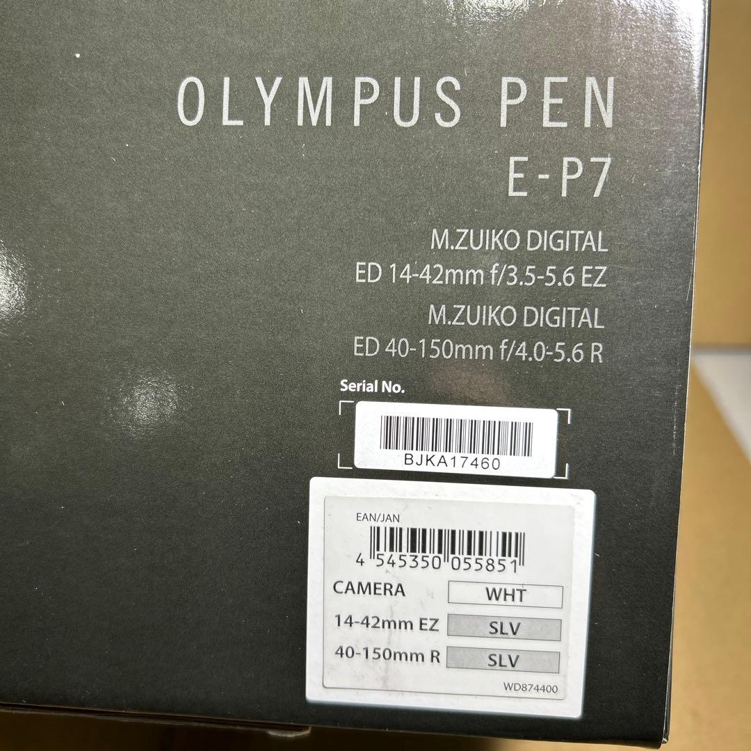 OM SYSTEM PEN E-P7 EZダブルズームキット ホワイト