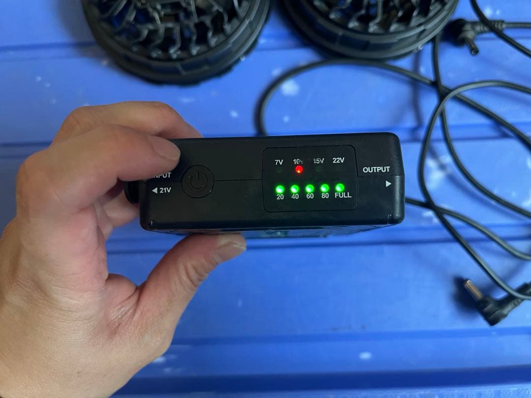 バートル AC08 ファン バッテリー セット 充電器付き