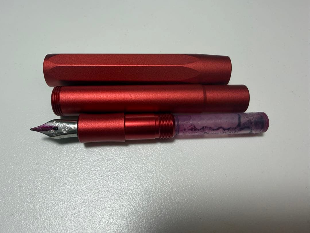 Kaweco カヴェコ 万年筆 M 中字 レッド ALFP-DR
