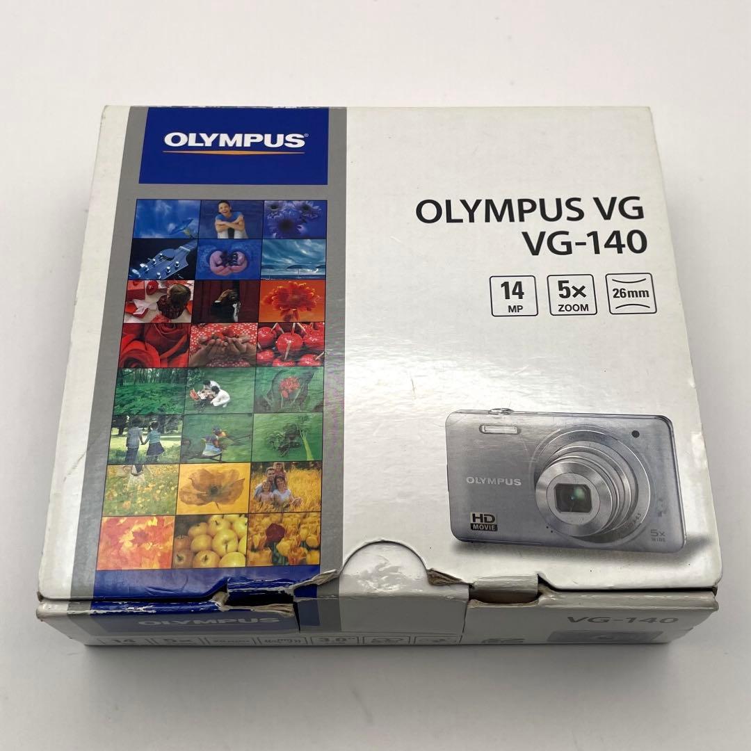 【美品】OLYMPUS オリンパス VG-140 シルバー デジタルカメラ