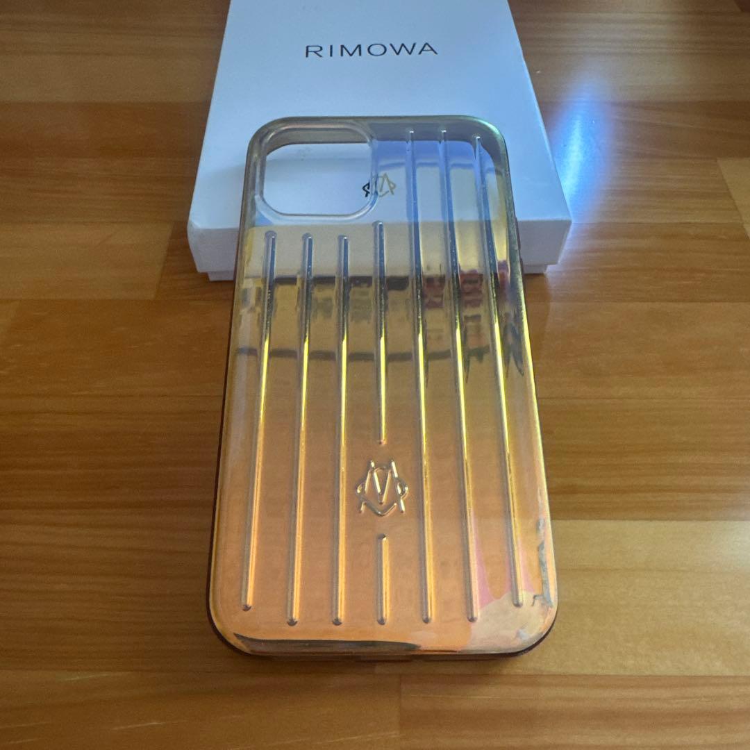 【箱付き】RIMOWA iPhone12/12Proケース イリディセント