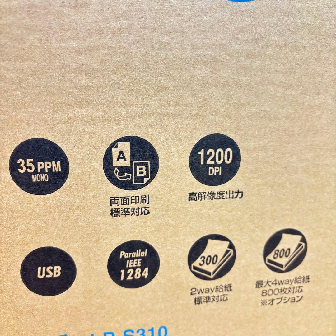 未使用品 EPSON LP-S310 A4 モノクロ レーザープリンター