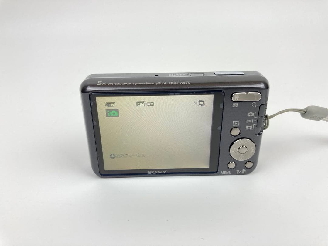 【極美品】SONY Cyber-Shot W570 シルバー コンデジ