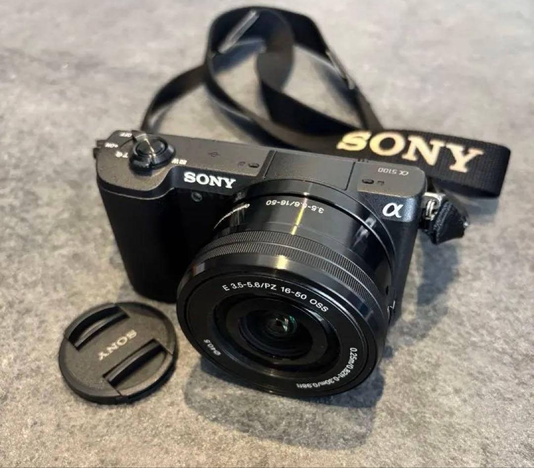 SONY α5100 ミラーレスカメラ本体＋標準レンズ＋望遠レンズ