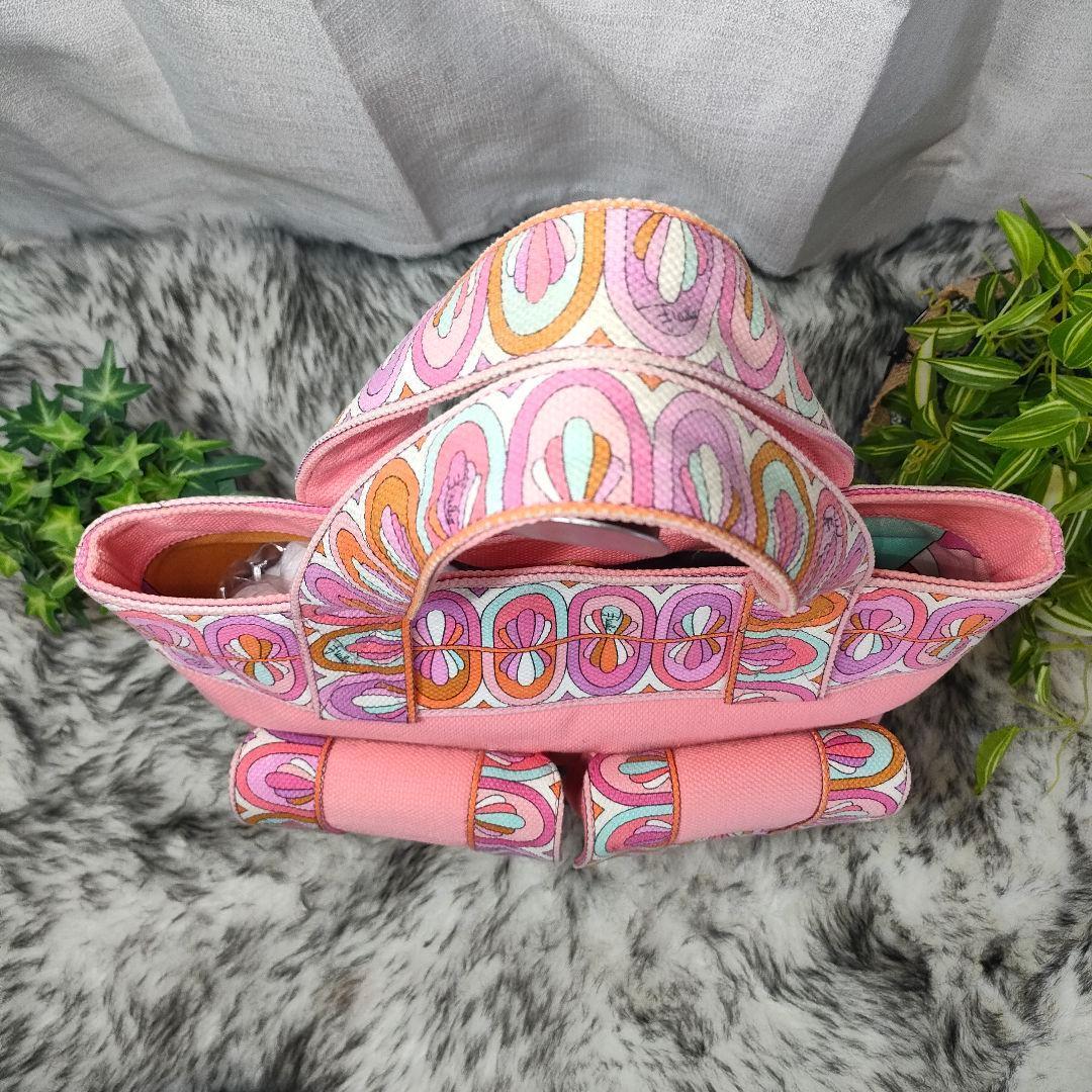 エミリオプッチ ハンドバッグ 総柄 ピンク EMILIO PUCCI バッグ