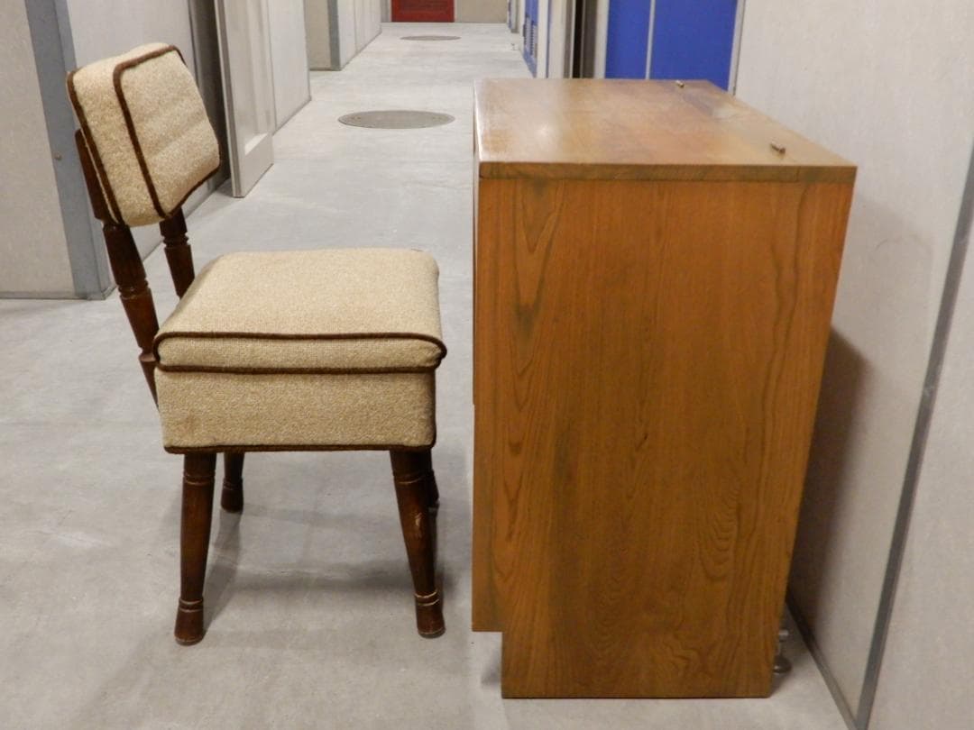 貴重!!　50～60's　USA製　ドレッサー + チェアー セット　極上品