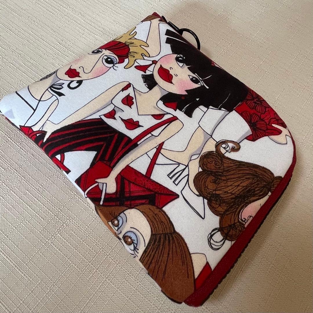 ♡20㎝ファスナーポーチ②♡ハンドメイド　ロラライハリス