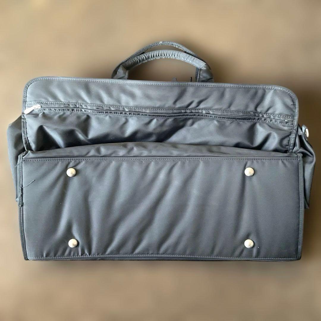 SAZABY サザビー ボストン ショルダー バッグ 黒 2way