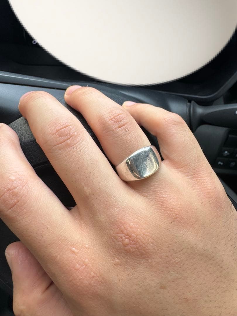 Vintage シルバー　925 シグネットリング
