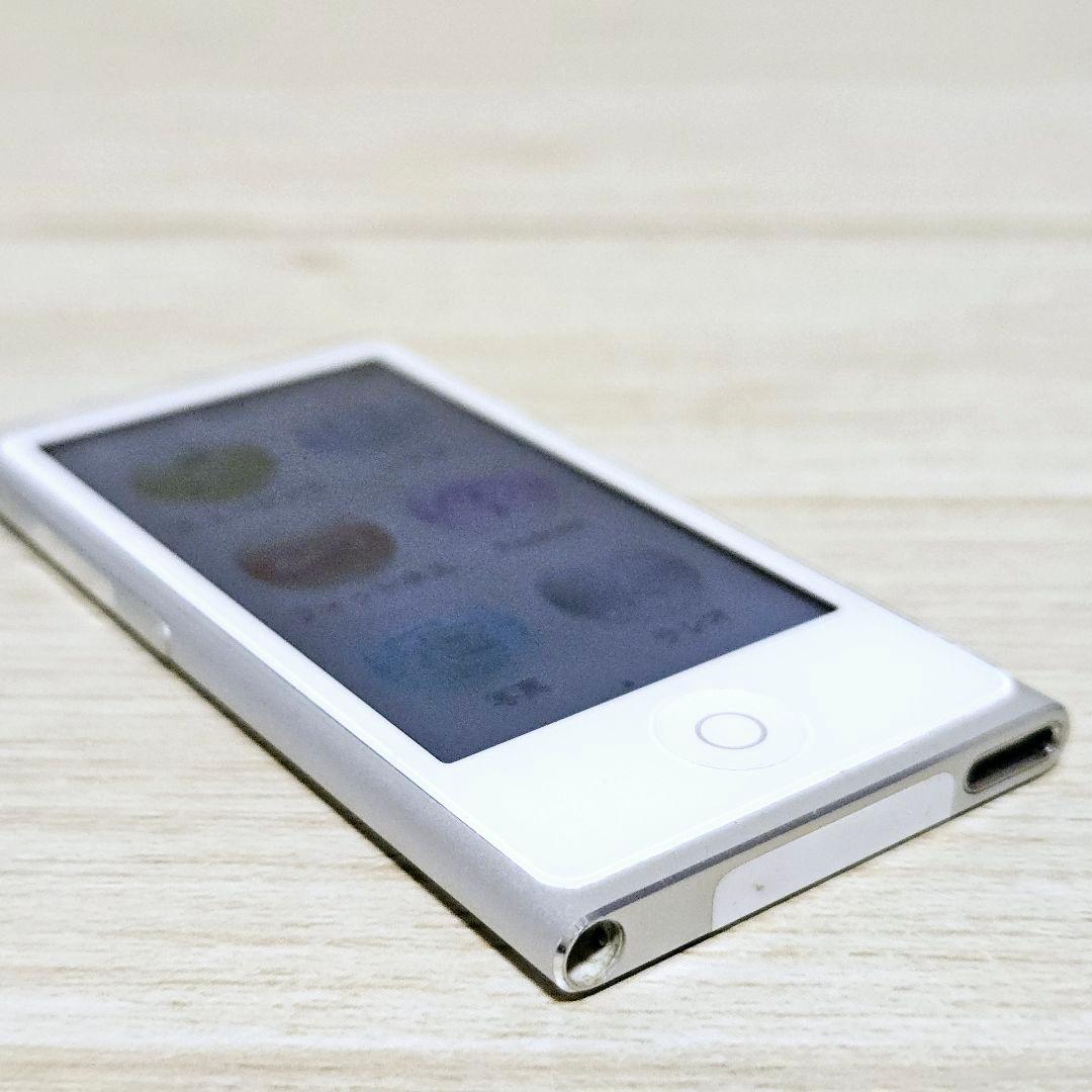 【画面美品】iPod nano 第7世代 16GB A1446 本体 シルバー