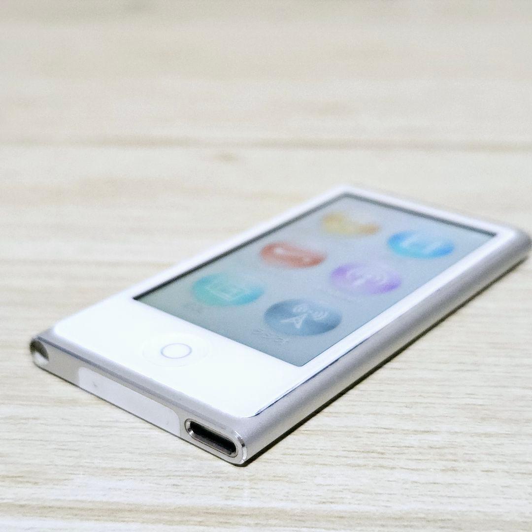 【画面美品】iPod nano 第7世代 16GB A1446 本体 シルバー
