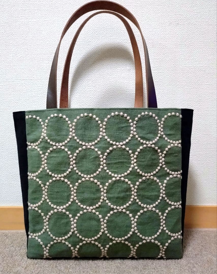 ミナペルホネントートバッグ大き目　　ハンドメイド