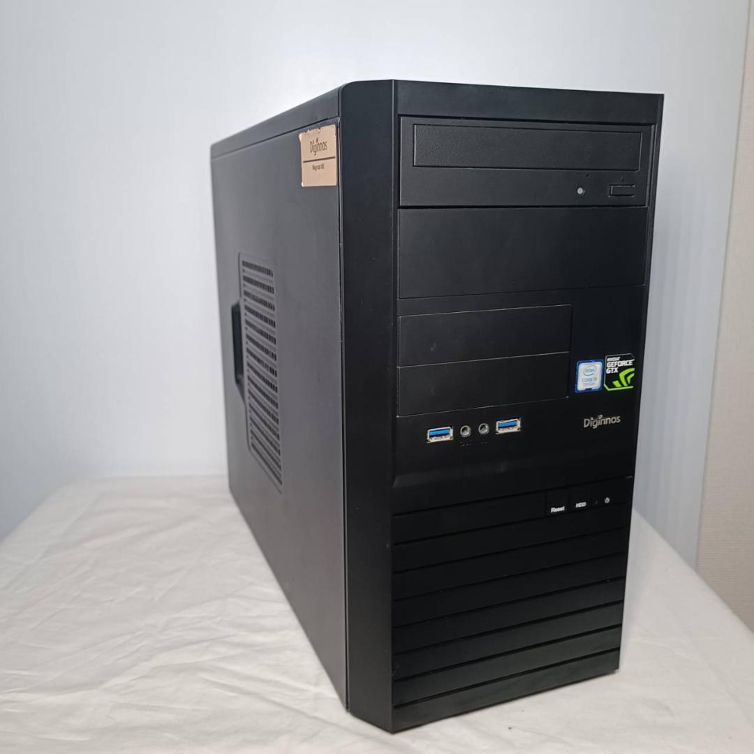 【激安ゲーミングPCフルセット】i5 8500 GTX Office ドスパラ