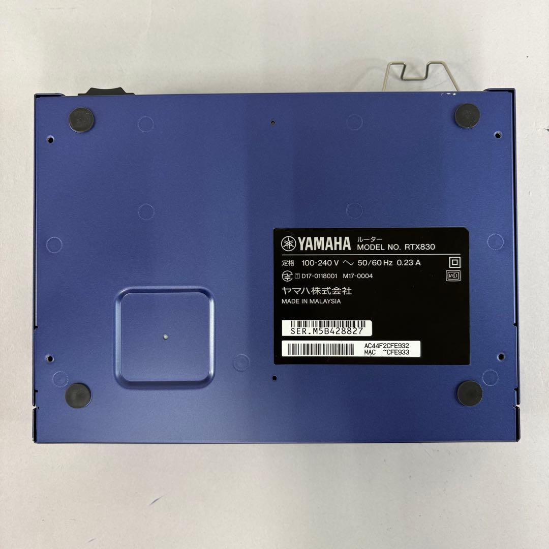 F536 YAMAHA RTX830 ギガアクセスVPNルーター 電源ケーブル付