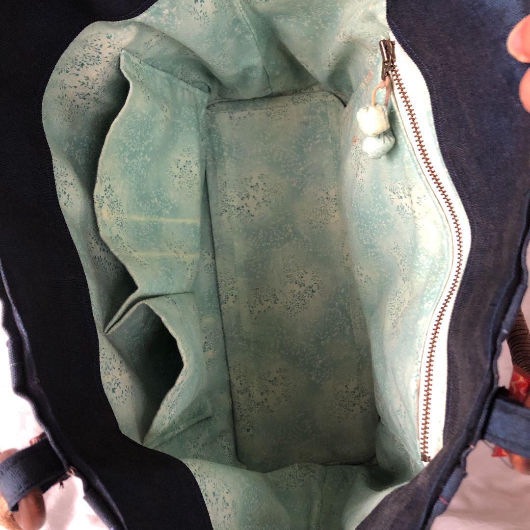 【最終値下げ❗️】畳ヘリ　トートバッグ　ハンドメイド