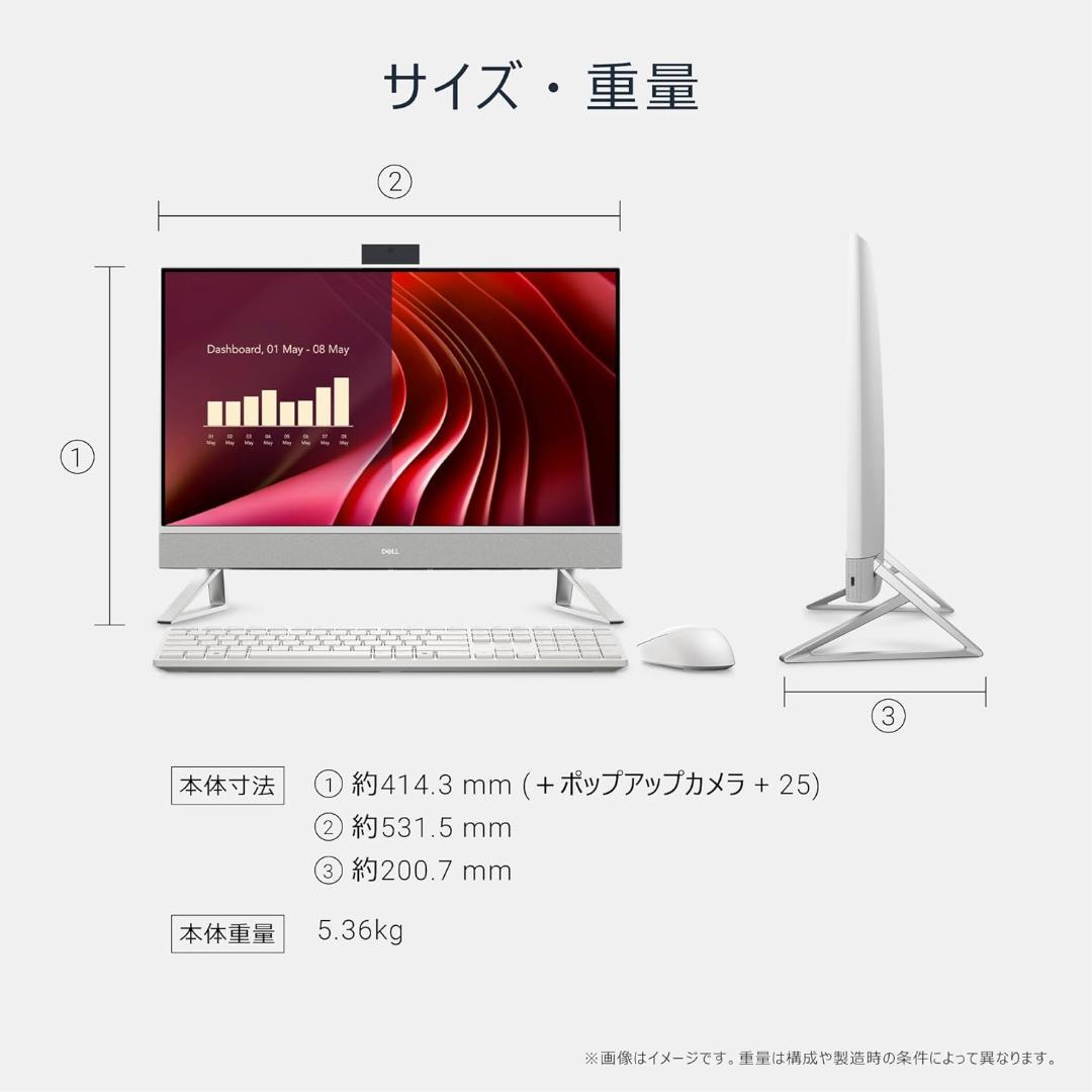 Dell デスクトップパソコン Core i5-1334U SSD512 超美品