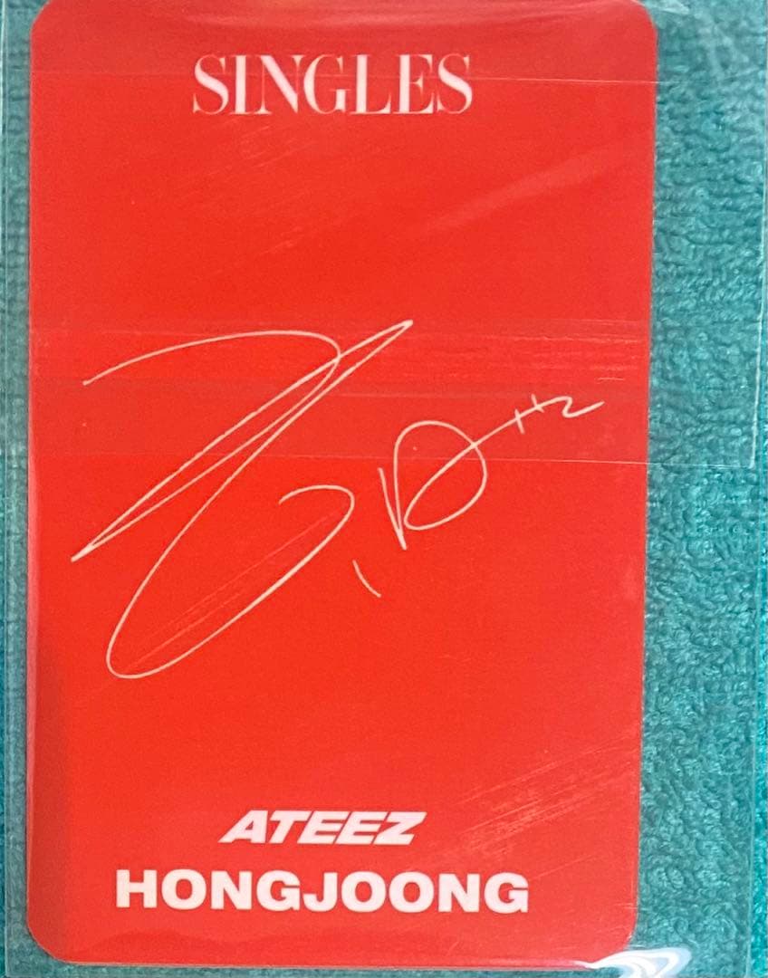 SINGLES JAPAN VOL.12 特典トレカ ATEEZ ホンジュン
